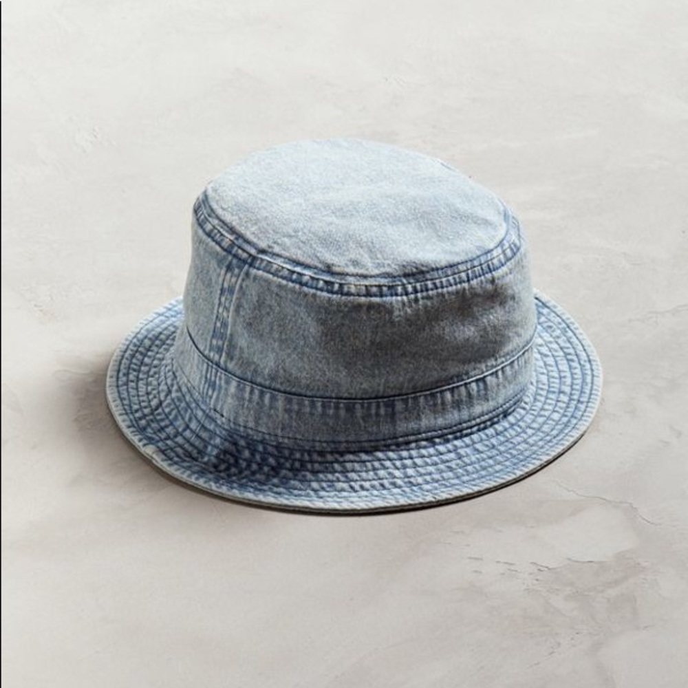 UO Washed Denim Bucket Hat